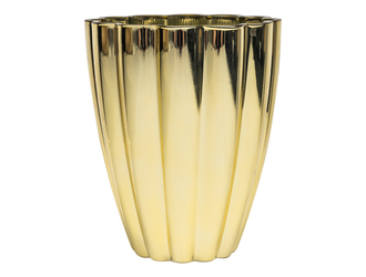 Dekorativní zlatá váza FILANTHIA 17 cm