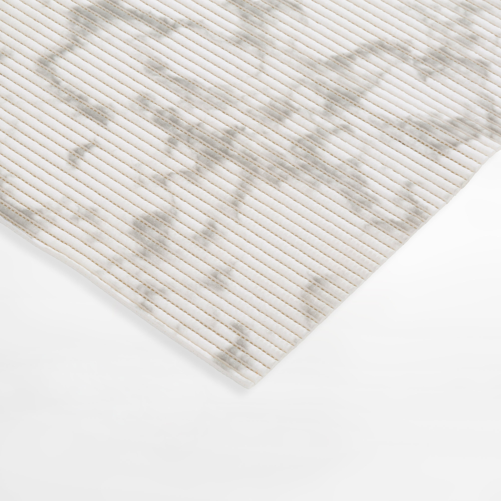 Koupelnová předložka CANARIA, bílá-šedá, 65x150 cm