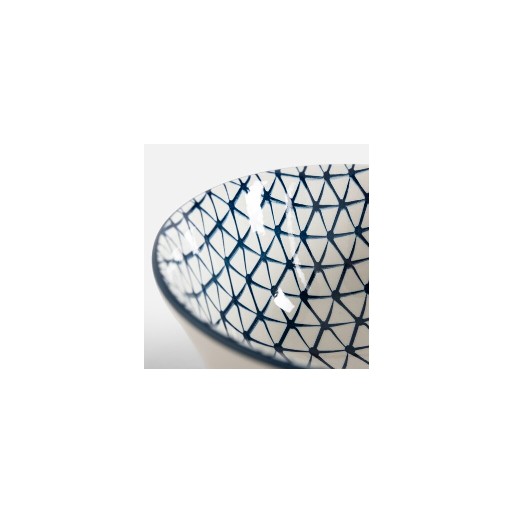 Porcelánová miska ALORA bílo-modrá 650 ml