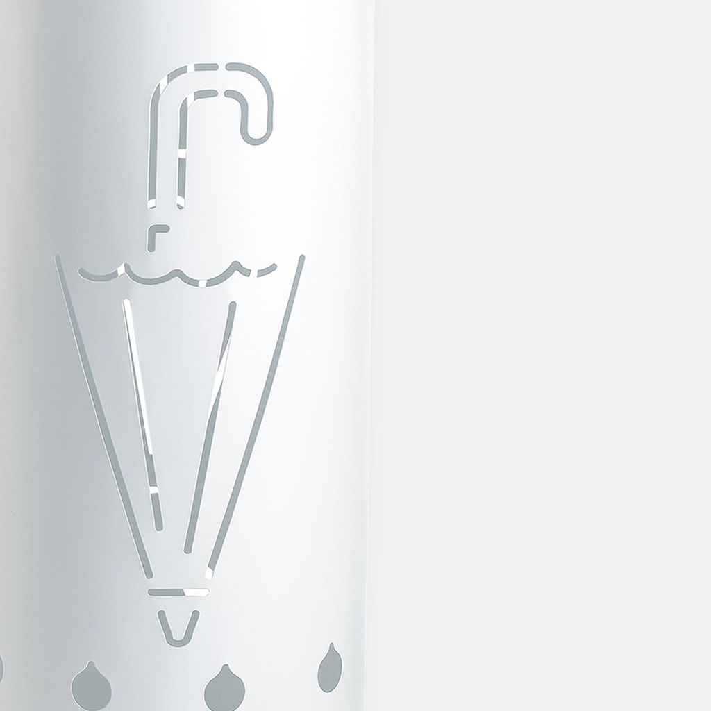 Stojan na deštníky bílý