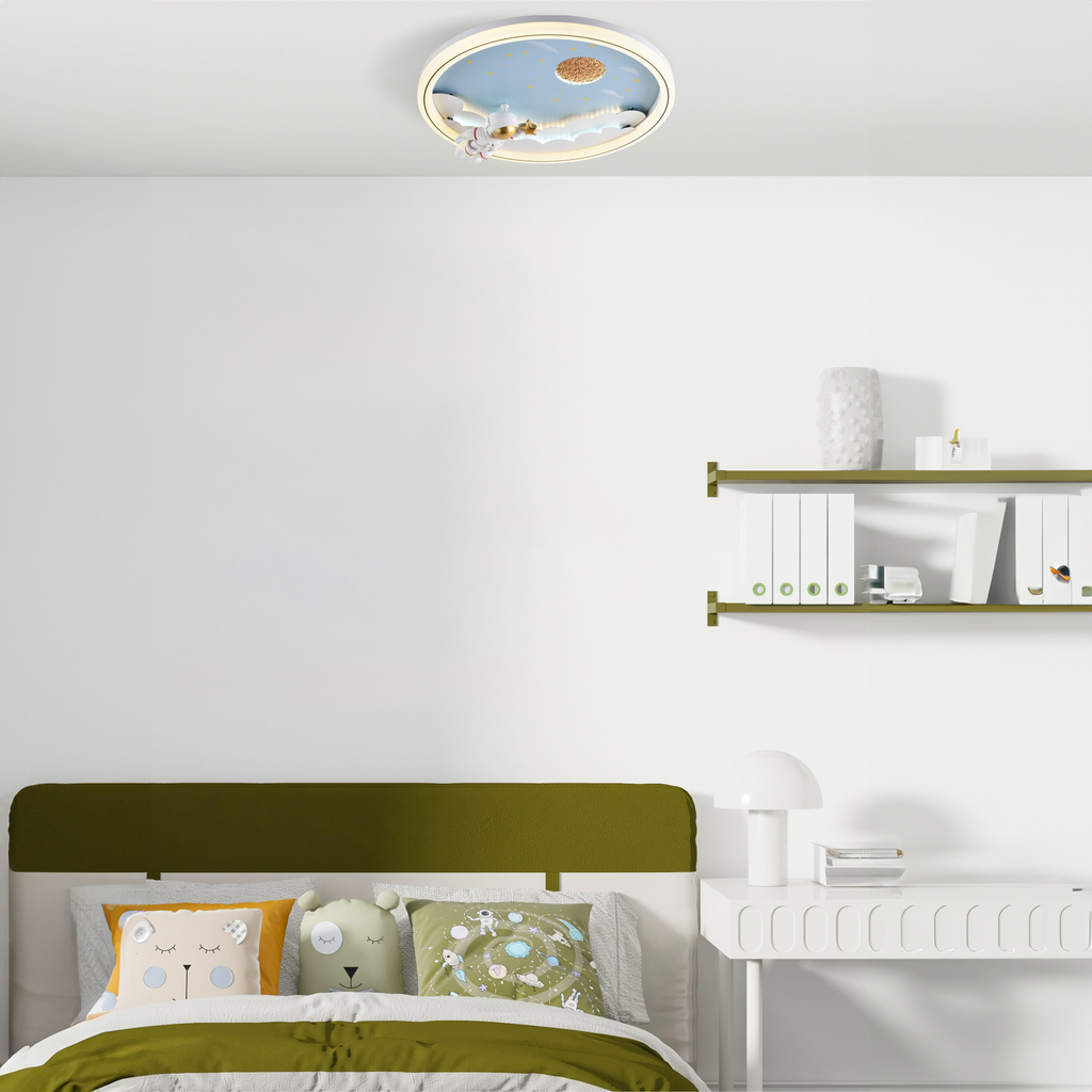 Barevné LED stropní svítidlo astronaut FOCUS