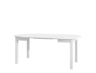 Stůl bílý AVIEN 105-225 cm