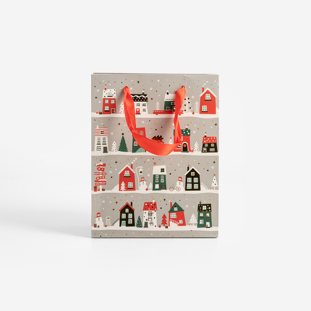 Dárková taška vánoční motiv 23 cm MIX