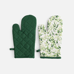 Rękawice kuchenne zielone SUMMER COLLECTION, 2 szt.