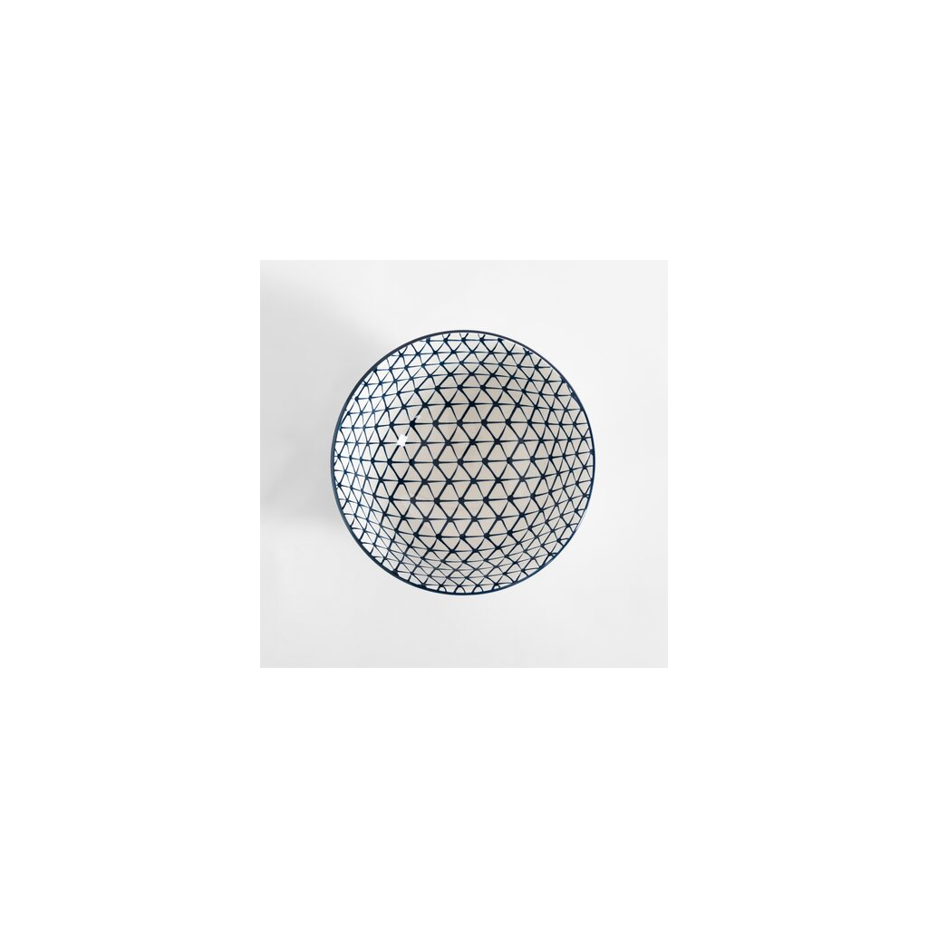 Porcelánová miska ALORA bílo-modrá 650 ml