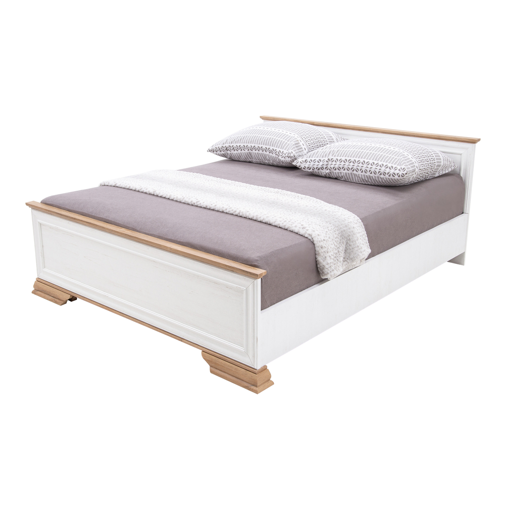 Provensálská postel s roštěm IRIS 160x200 cm