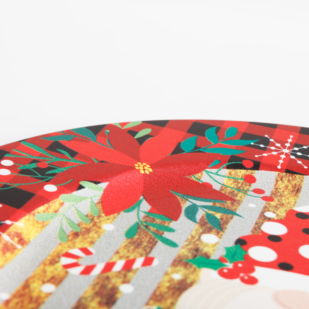 Dekorativní talíř červený 33 cm