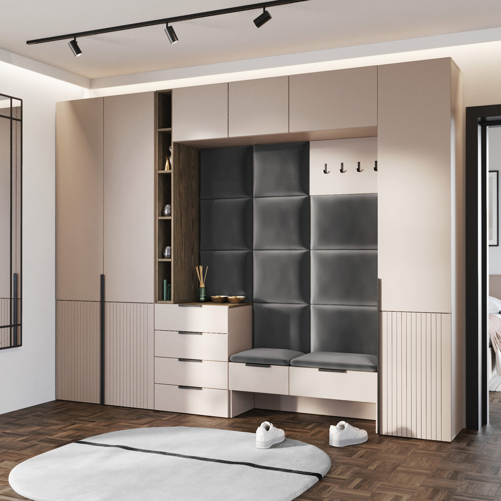 Dvoudveřová hluboká šatní skříň CREMONA