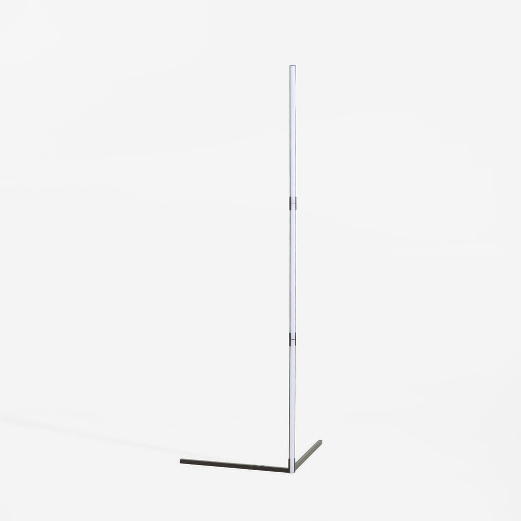 Lampa podłogowa LED RGB muzyczna czarna z pilotem