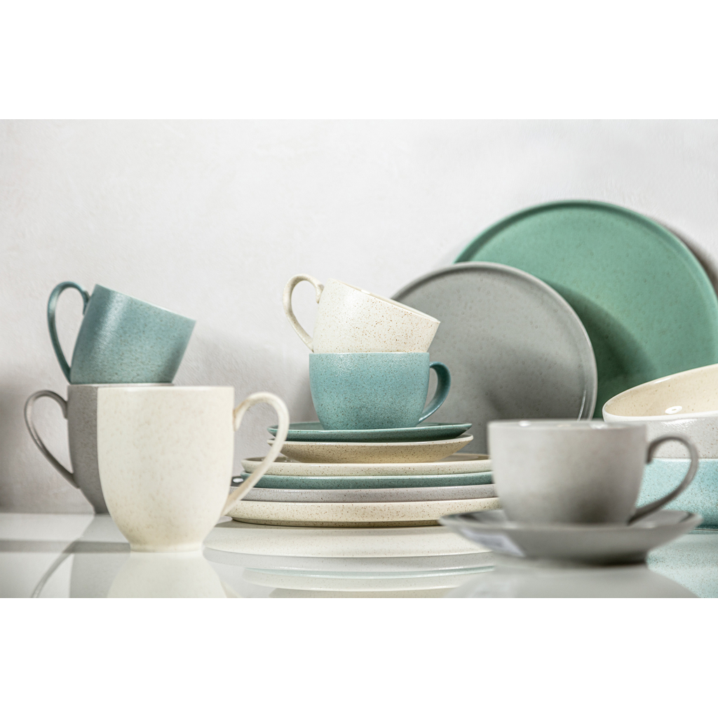 Hluboký talíř GRANITE SILVER GREY porcelán Bogucice 22 cm