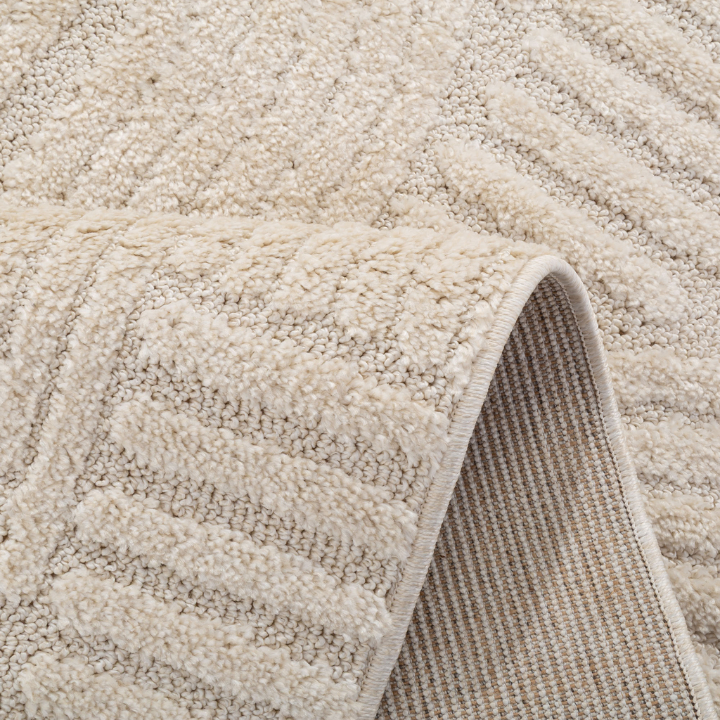 Krémový koberec LA CASA 3D 120x170 cm
