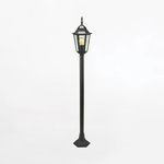 Černá venkovní stojací lampa MOONLIT