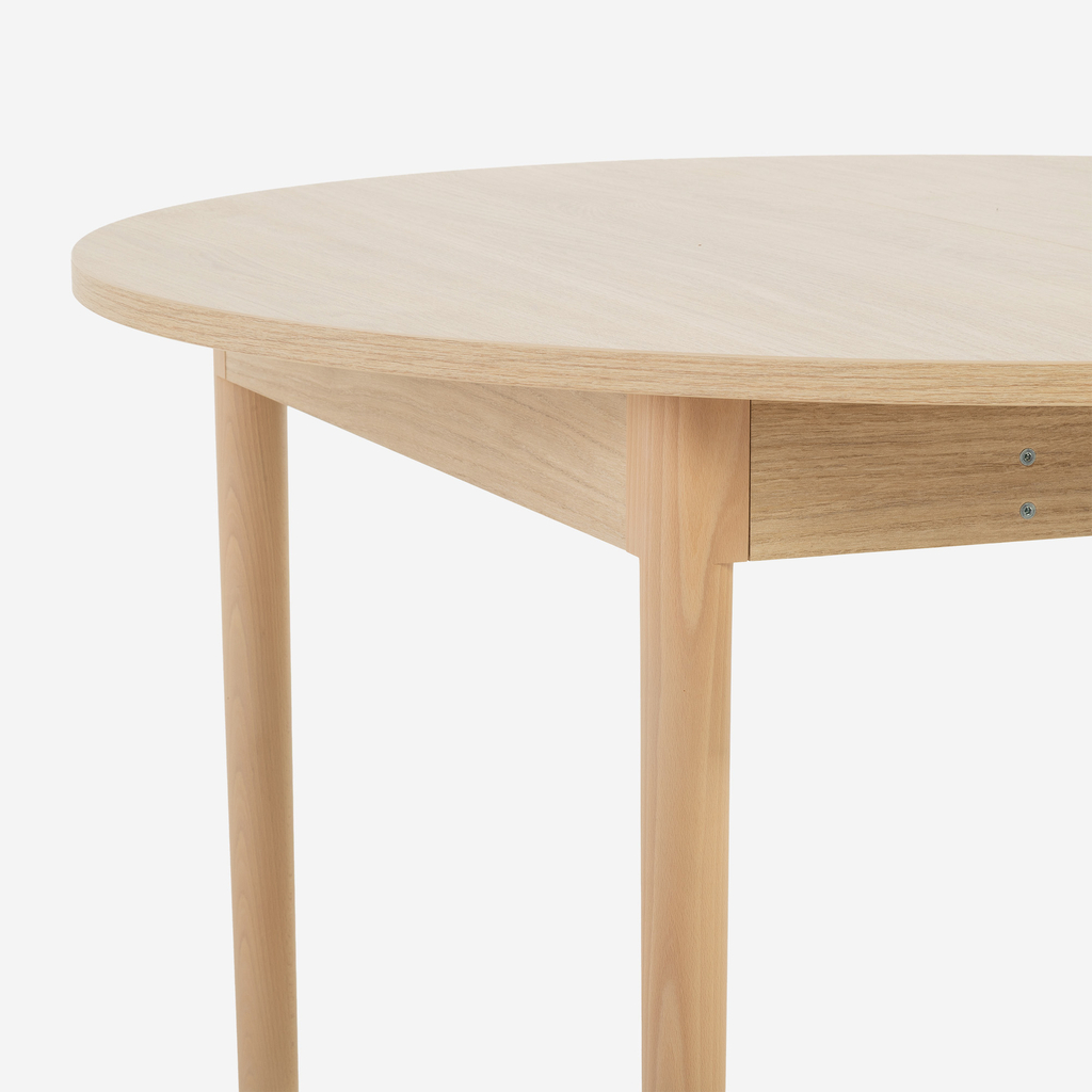 Kulatý rozkládací stůl CALASETTA 130-165 cm