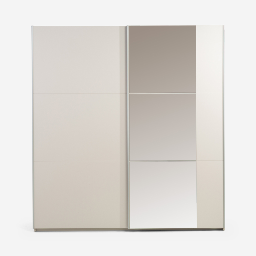 Kašmírová šatní skříň se zrcadlem BASTIA 2 200 cm