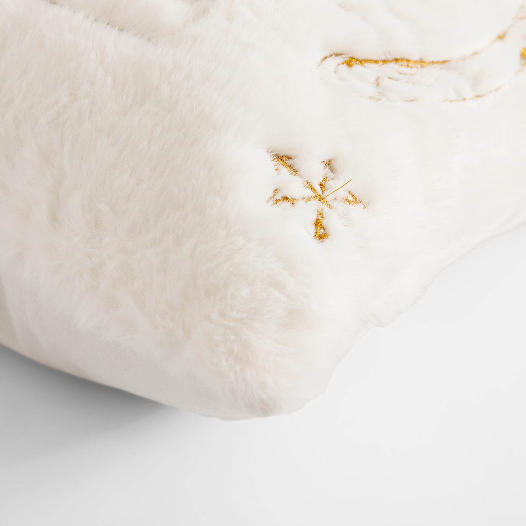 Povlak na polštář s houpacím koníkem LUCA bílý 45x45 cm