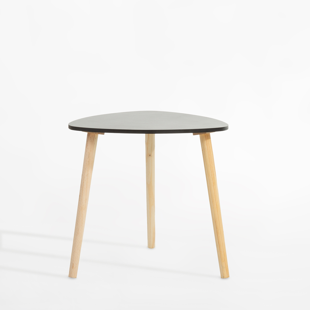 Konferenční stolek trojnožka 46 cm, černý