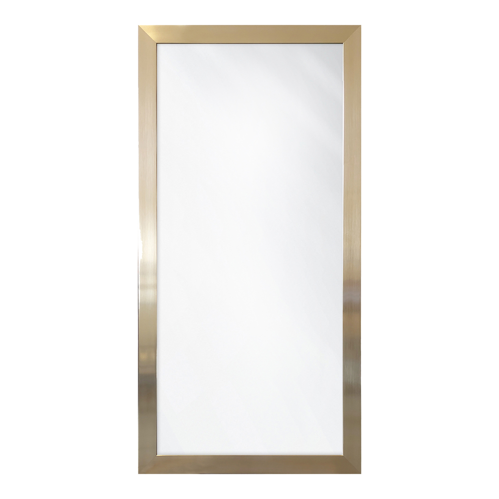 Zrcadlo ve zlatém rámu SLIM 67,5x127,5 cm