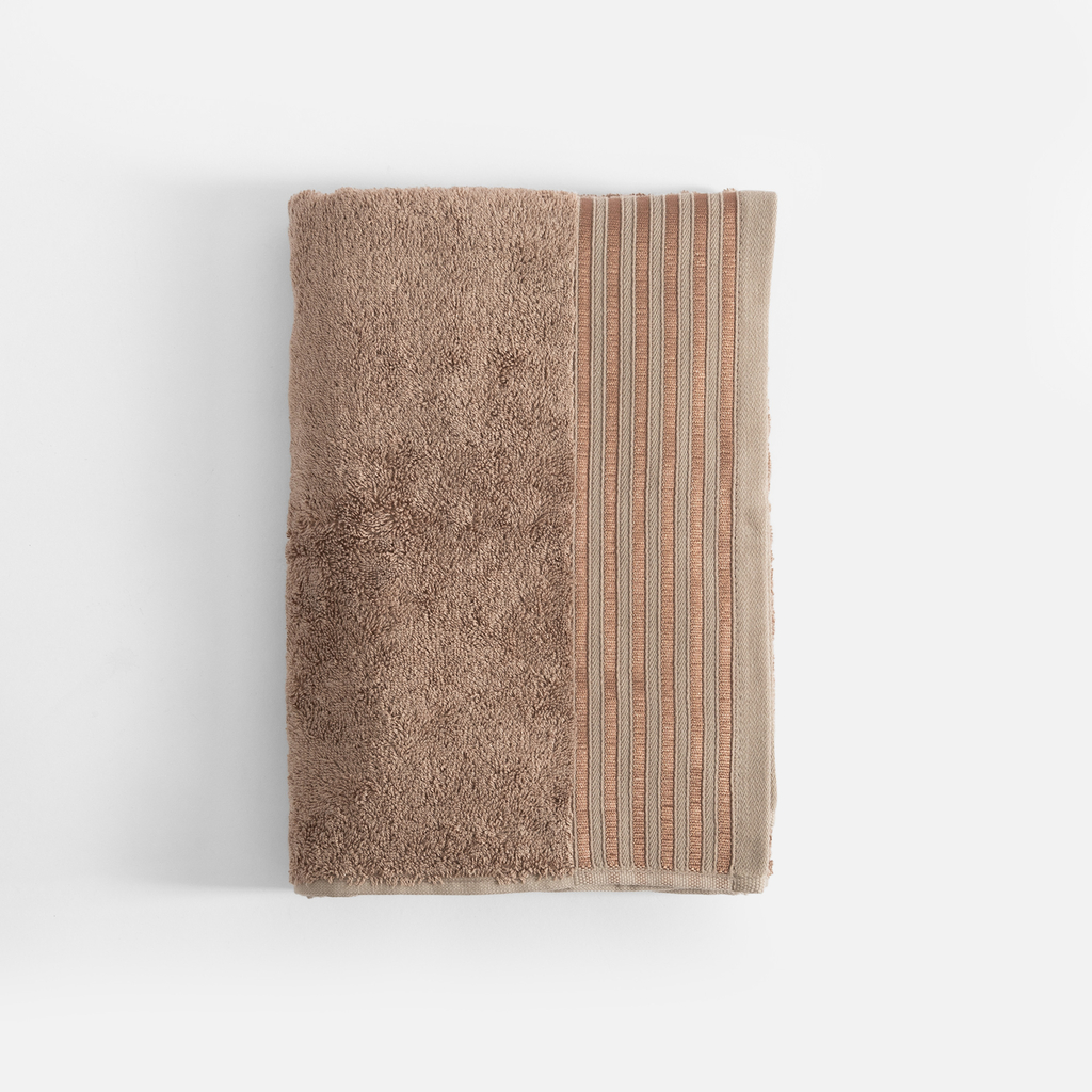 Taupe osuška VELA 70x140 cm