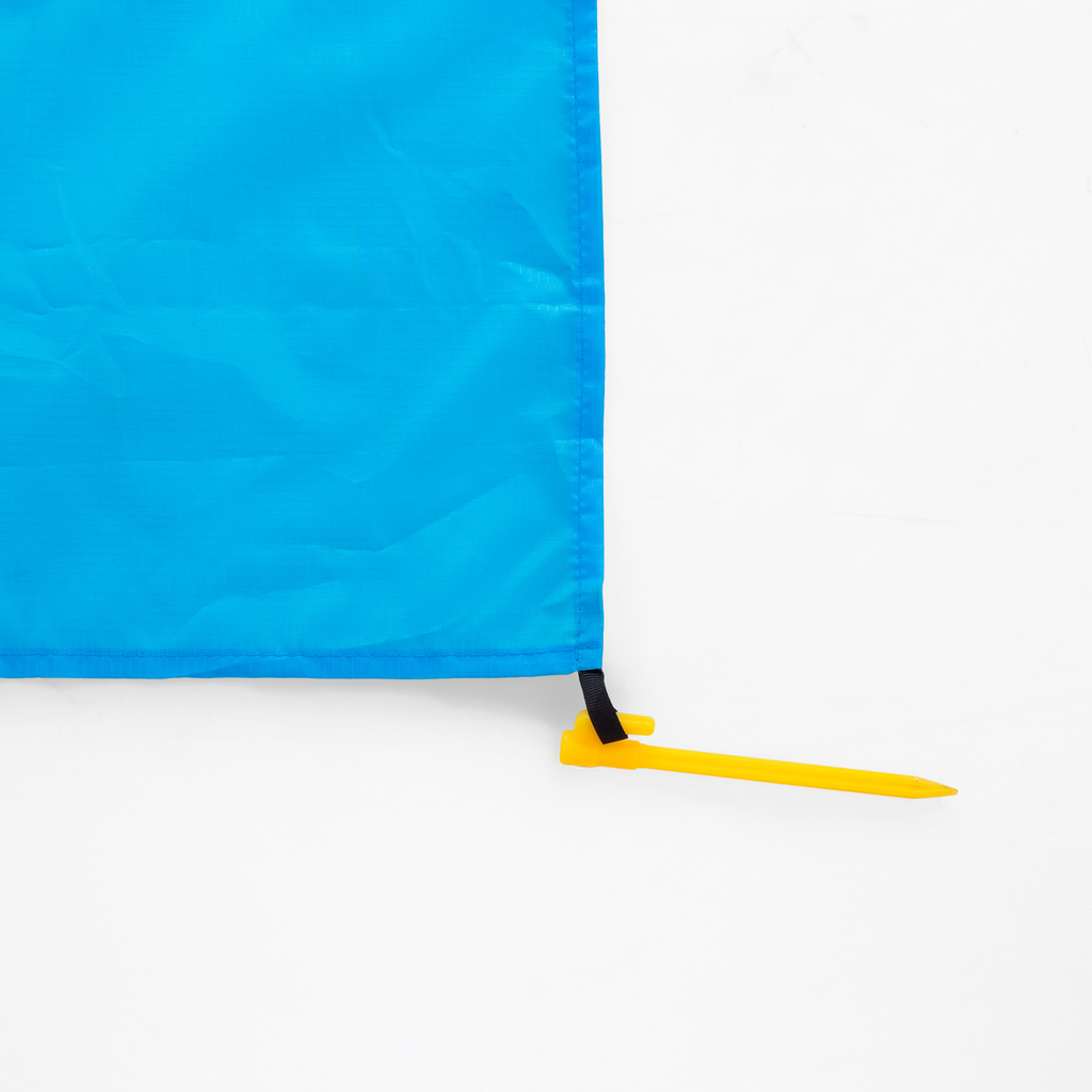 Modro-šedá pikniková deka 180x200 cm