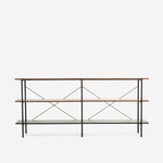 Nízký regál na kovových nohách TUMILLO