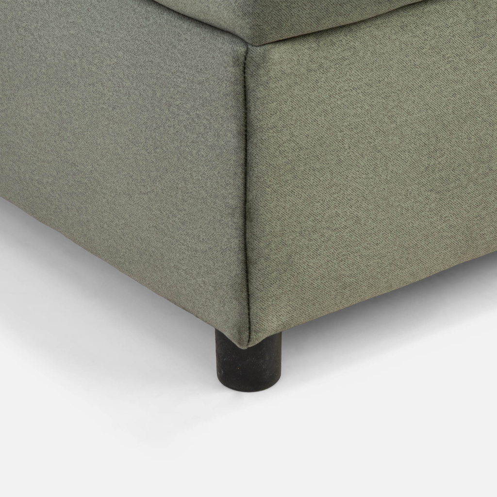 Postel boxspring zelená LAURITA 120x200 cm
