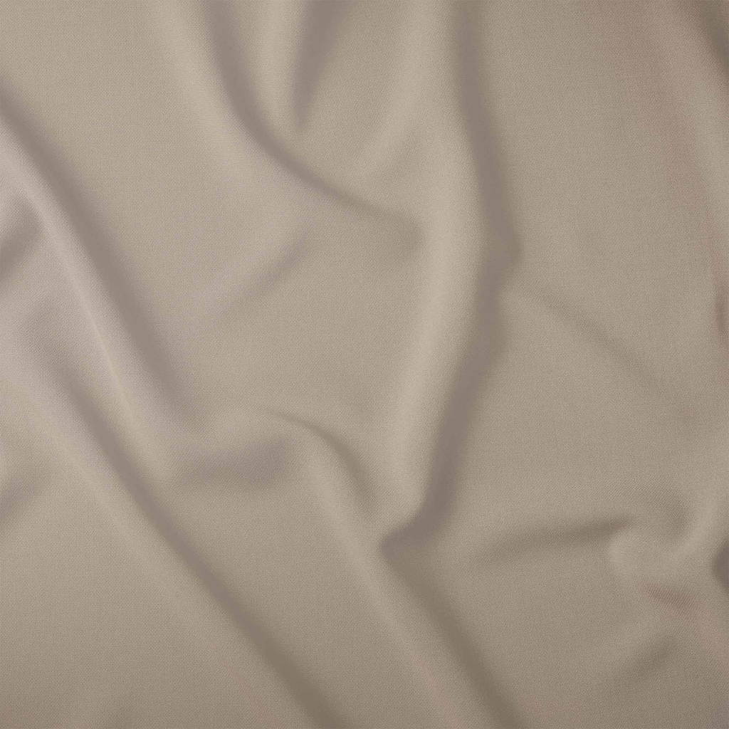 Taupe saténové prostěradlo s gumou PURE 140x200 cm