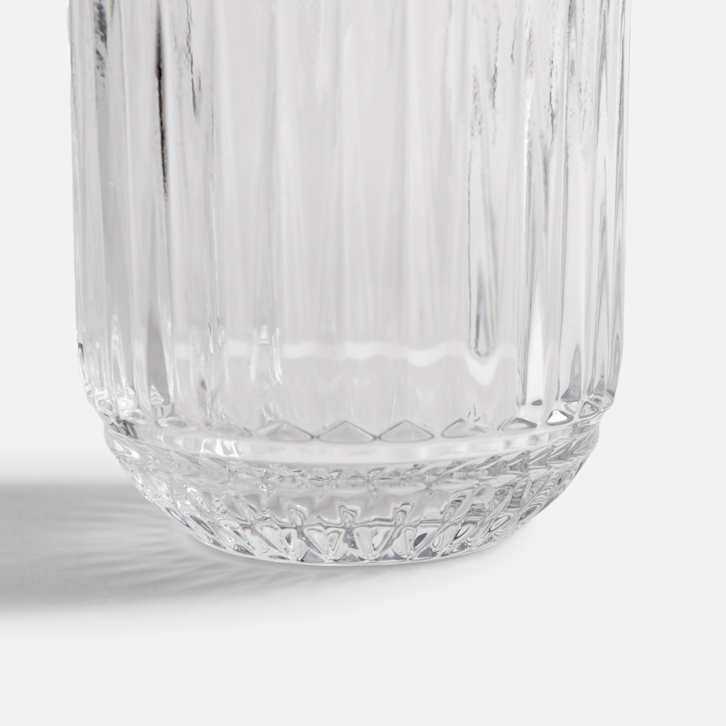 Nízká drážkovaná sklenice 250 ml
