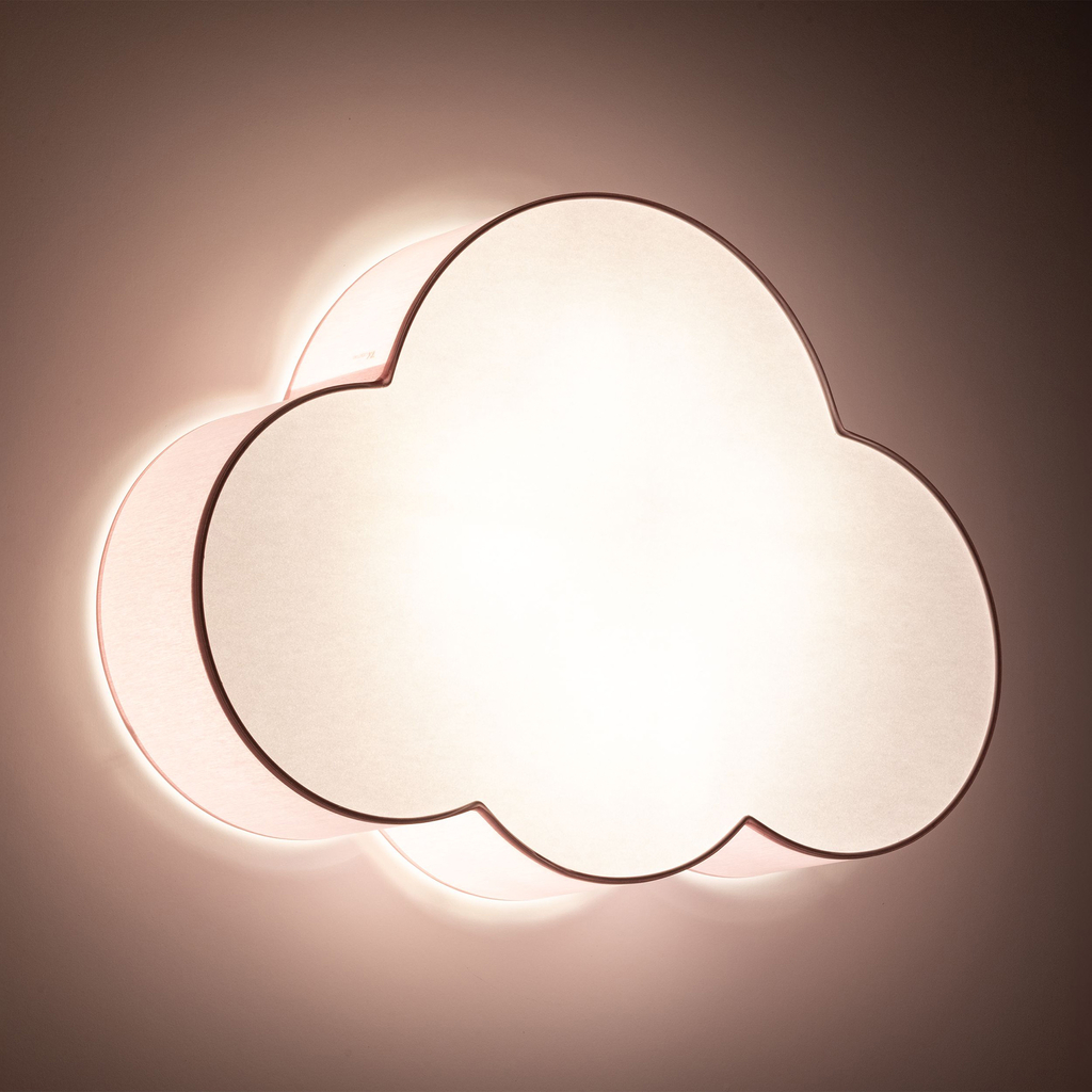 Pastelově růžové stropní svítidlo CLOUD 4