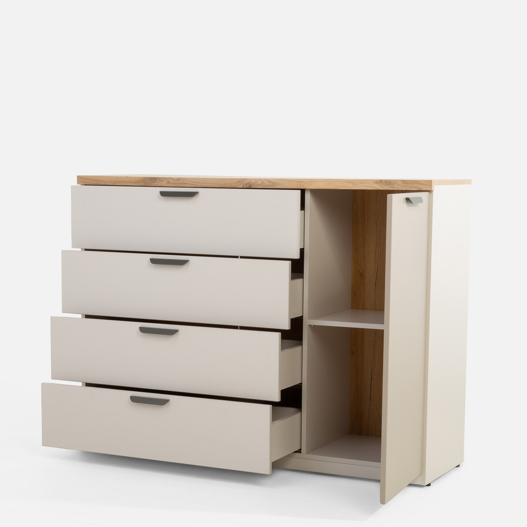 Komoda se 4 zásuvkami MAX MODERN II