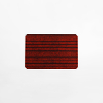 Rohožka na boty STRIPES, červená, 40x60 cm