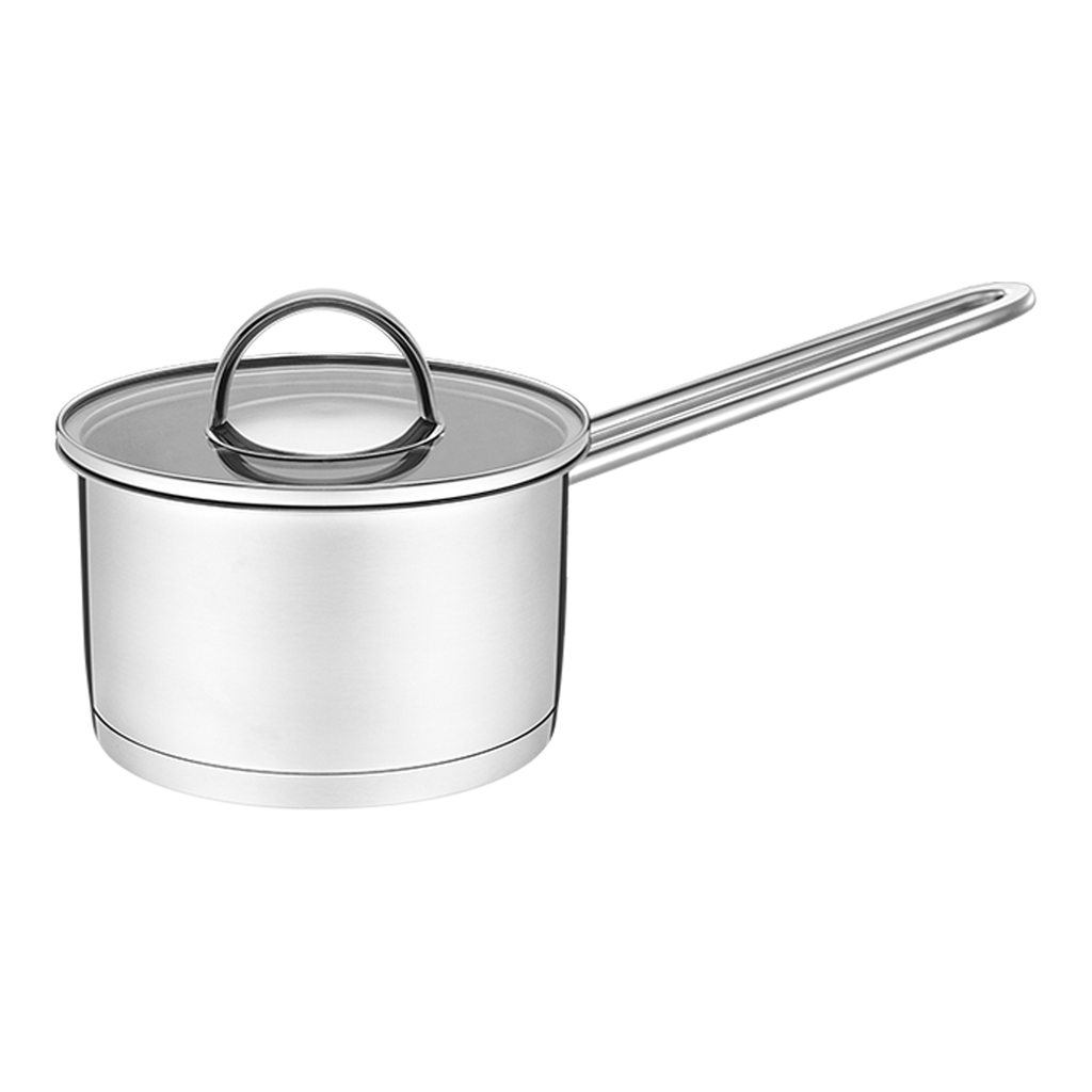 Sada 4 hrnců s poklicemi chrom MILANO