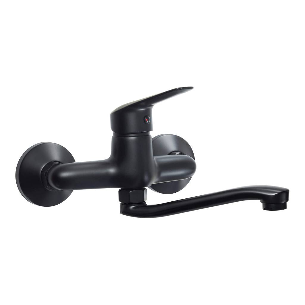 Umyvadlová baterie nástěnná nero BORO