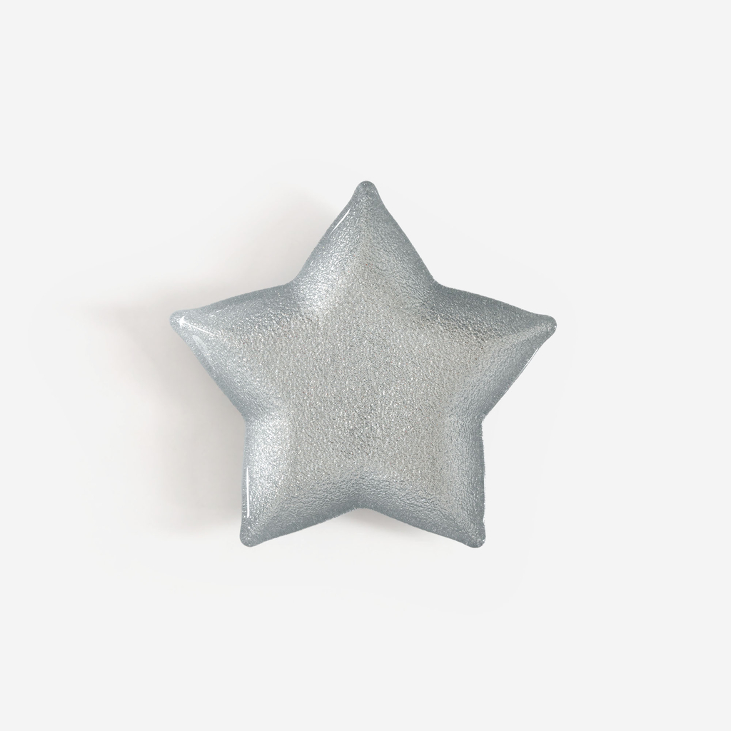 Vánoční servírovací talíř HVĚZDA 20x20x3 cm MIX