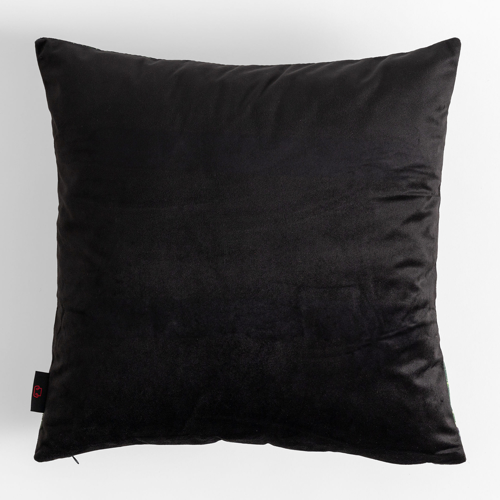 Exotický černý povlak na polštář MADERA 45x45 cm