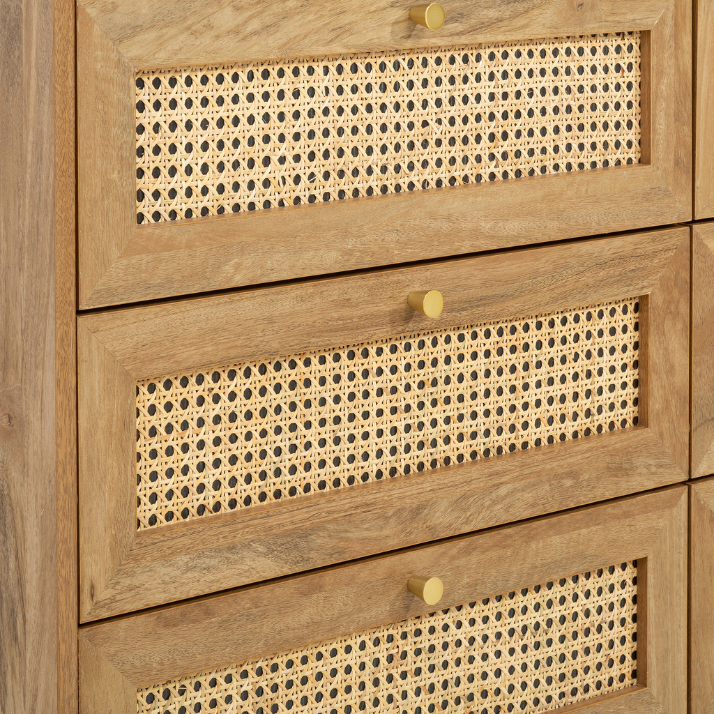 Komoda se zásuvkami boho FUZIONE 120 cm