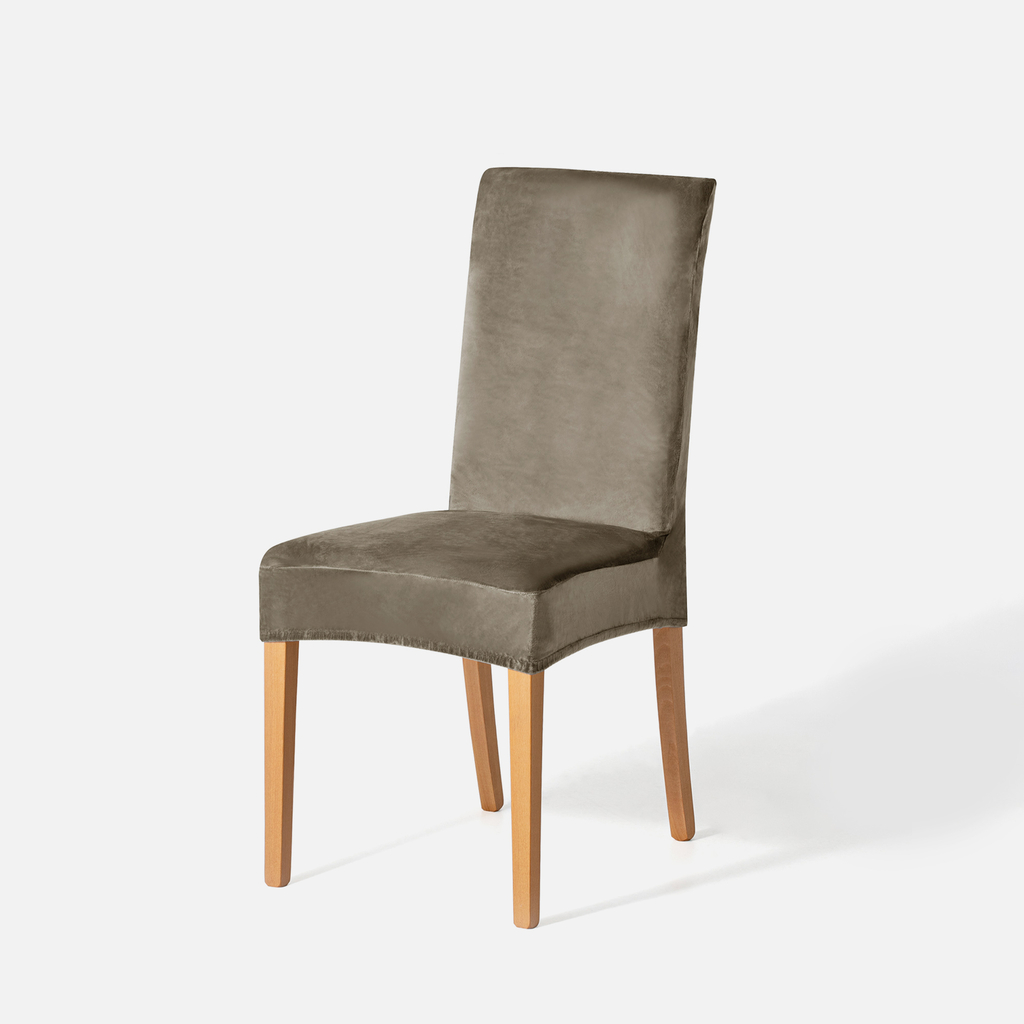 Potah na židli béžový SENTO 48x48x58 4 ks