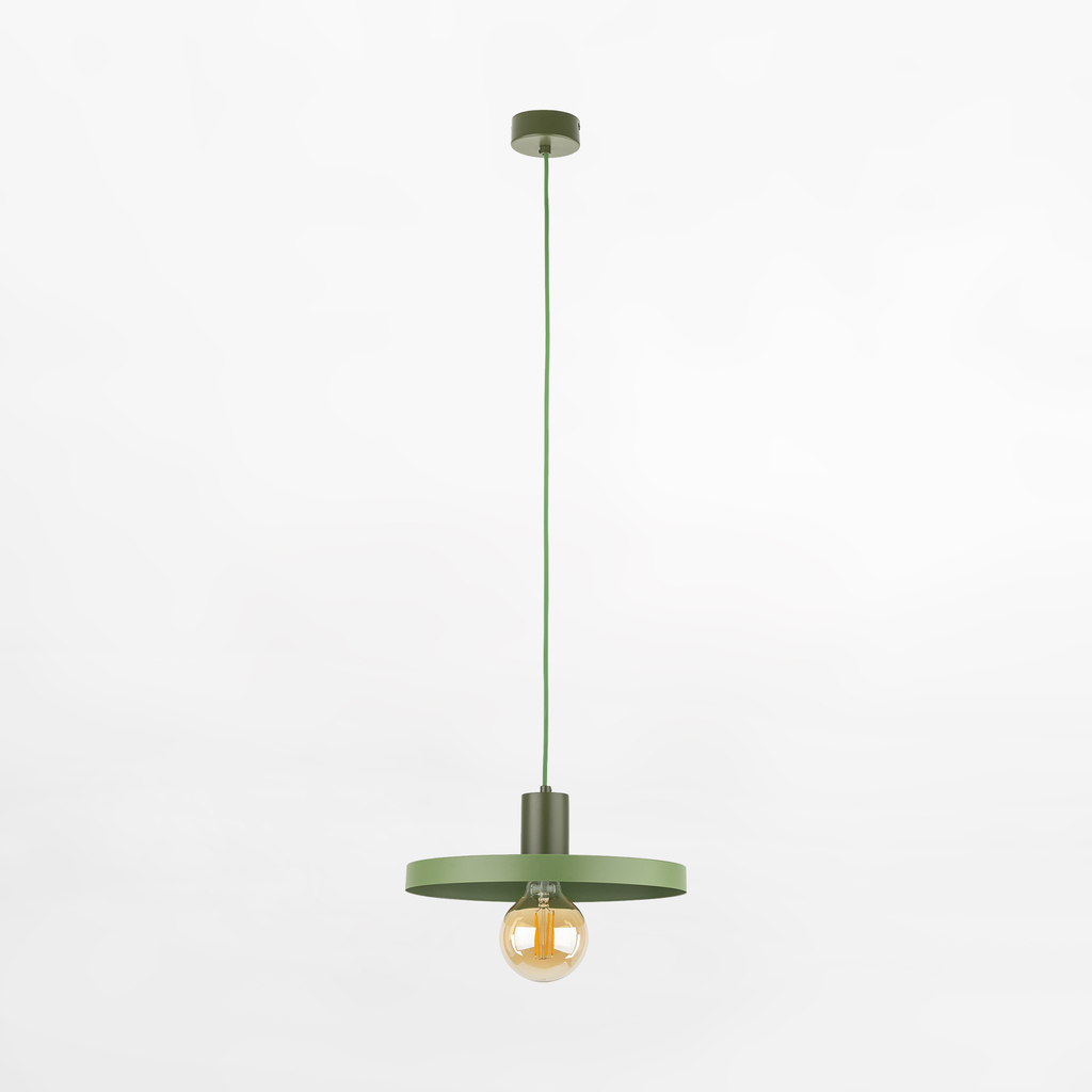 Lampa wisząca SILA GREEN PEAPOD fi 30 cm.