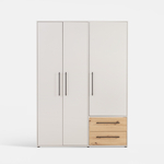 Šatní skříň se zásuvkami 3-dveřová CLOUDIN