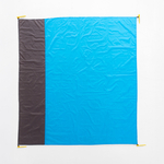 Modro-šedá pikniková deka 180x200 cm