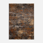 Abstraktní koberec šedo-červenohnědý NOVANTA 200x290 cm