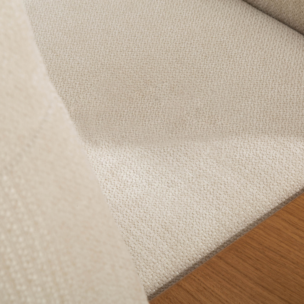 Béžová rohová sedací souprava ve tvaru U s barem BONITO levá