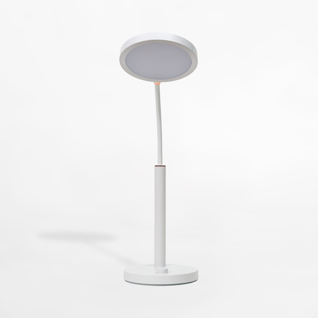 Bílá LED stolní lampa PDL806