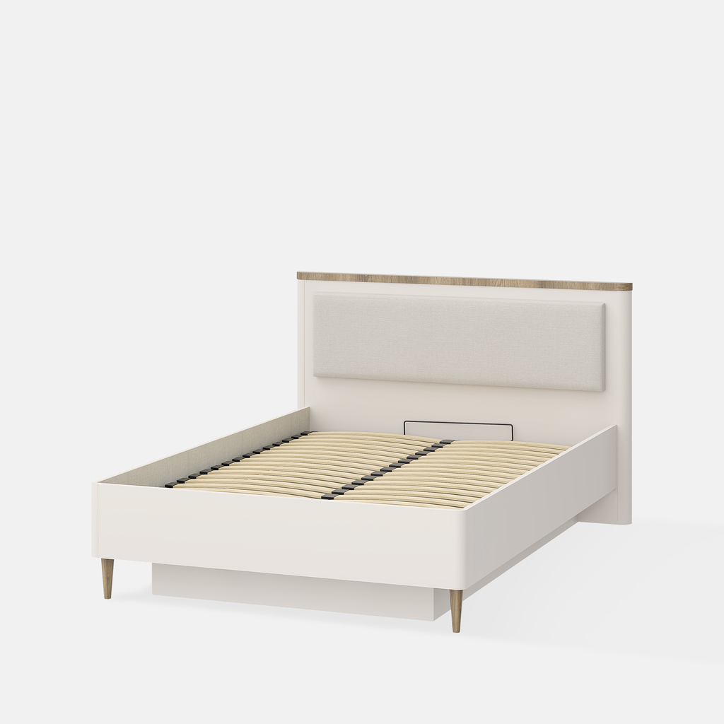 Postel s čalouněným čelem a roštem LACETTI 140x200