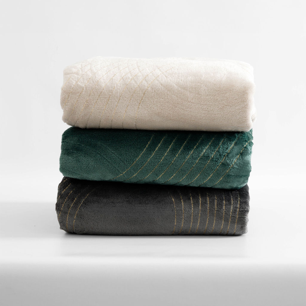 Šedá deka CHEVAL 130x160 cm