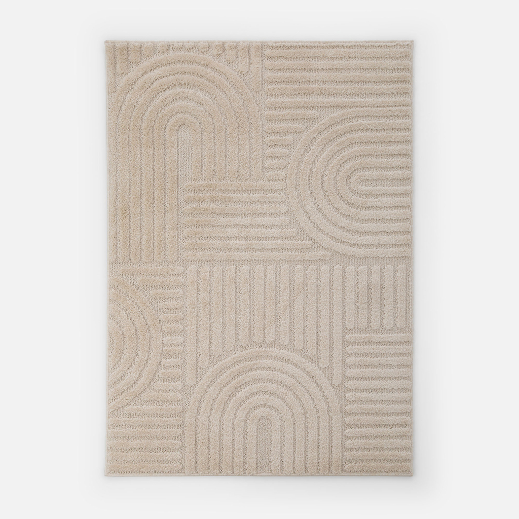 Krémový koberec LA CASA 3D 120x170 cm