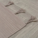 Taupe boho koberec BORG 50x80 cm
