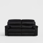 Černá rozkládací trojmístná pohovka DAKO