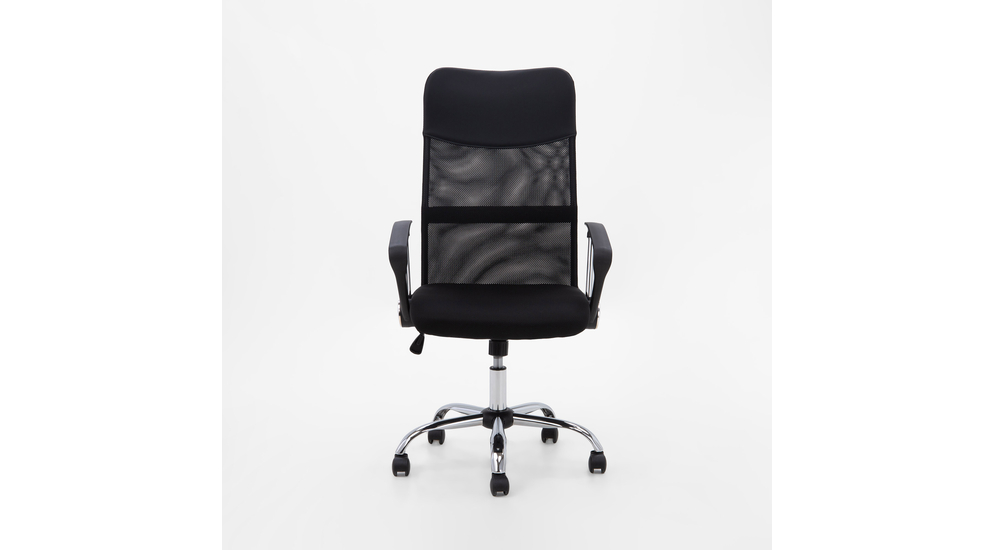 Kancelářské židle černé chrom SPEC
