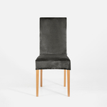 Potah na židli tmavě šedý SENTO 48x48x58