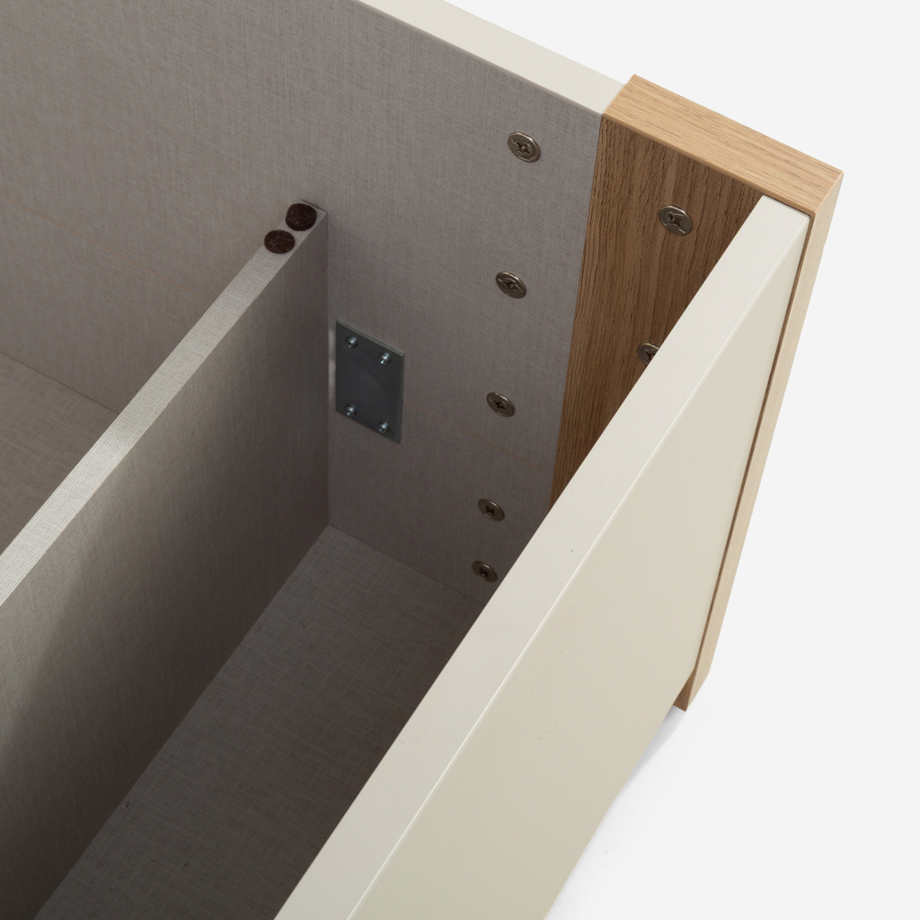 Postel s úložným prostorem a roštem OAK SQUERE 120x200.